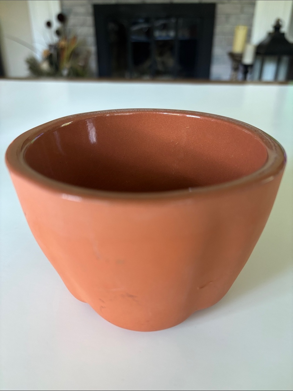 Boston Warehouse Trading Corp Terracotta Ceramic Planter Pot 1994